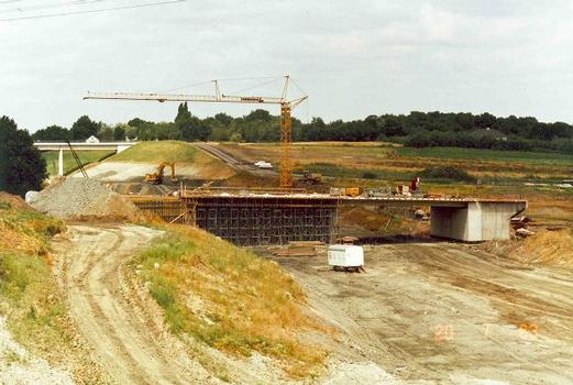 A31 im Bau 1983/1984