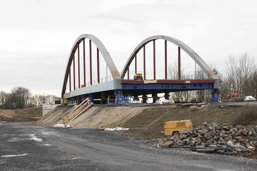 Erstellung der Spellener Brücke Nr. 401 km 2,583