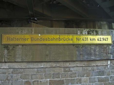Haltener Eisenbahnbrücke Nr.431 km 42,947