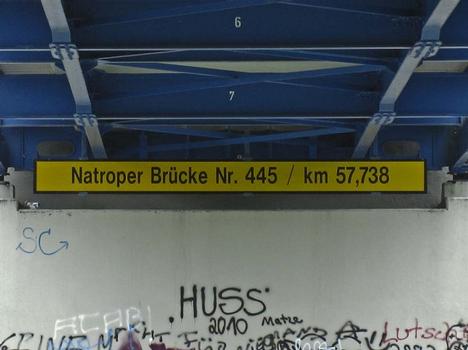 Natroper Brücke Nr. 445 km 57,738