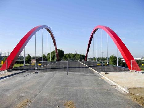 Spellener Brücke Nr. 401 WDK-km 2,583 kurz vor Fertigstellung