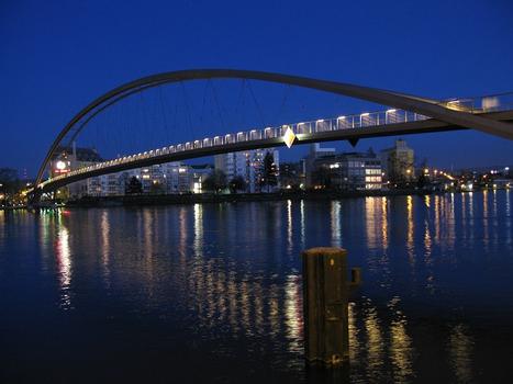 Huningue, Dreiländerbrücke (Passerelle des Trois Pays)
