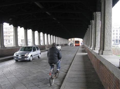 Pavia, Ticino-Brücke Ponte coperto