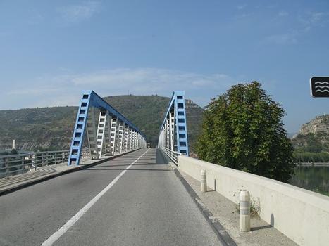 Rhône-Brücke in Le Pouzin