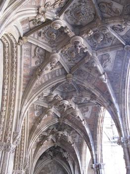 León, Kathedrale, Kreuzgang-Gewölbe