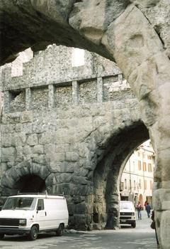 Roman ramparts of Aosta