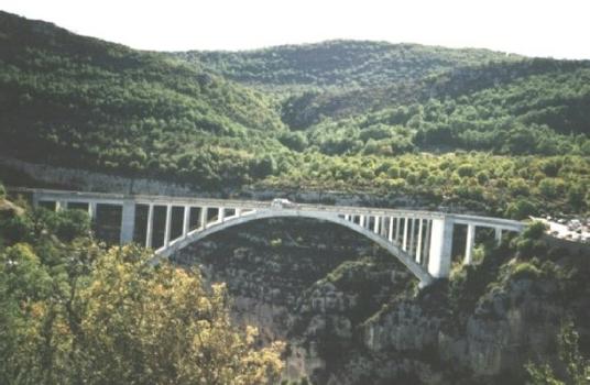 Pont de l'Artuby at the beginning of the Gorges du Verdon