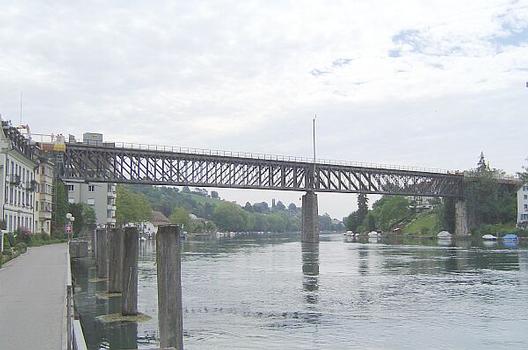 Railroad Bridge over the Rhine at Schaffhausen - Feuerthalen