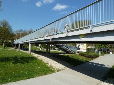 Fußgängersteg über die Donau in Tuttlingen