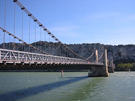 Hängebrücke Donzère