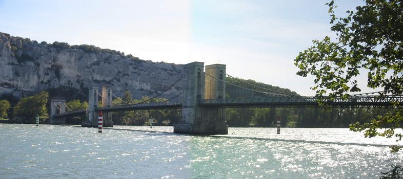 Pont suspendu de Donzère