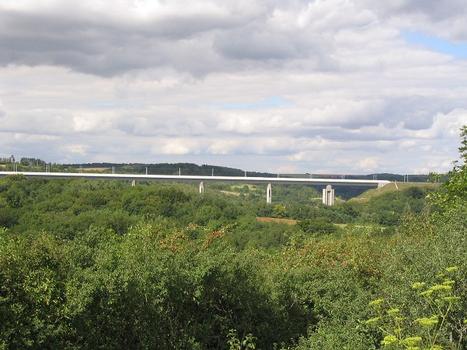 Viaduc de Jaulny - vue d'ensemble côté "sud" - LGV Est