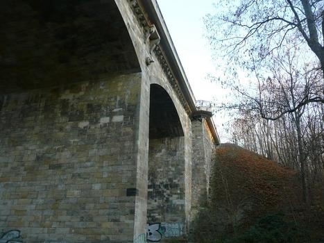 Prießnitzbrücke Blick von Südwest zum Widerlager Ost