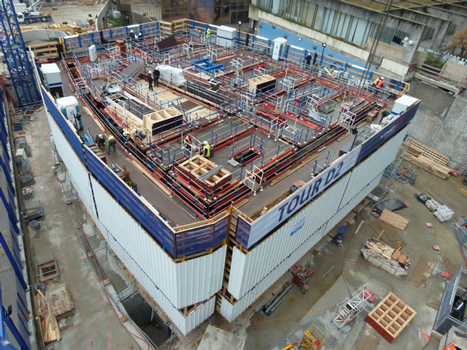 The tailor-made formwork concept comprised all of the formwork solutions for walls, slabs and the five basement stories.The tailor-made formwork concept comprised all of the formwork solutions for walls, slabs and the five basement stories.