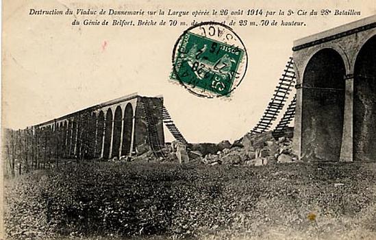 Viaduc de Dannemarie
Carte postale de la collection privée de D. Laugier: Viaduc de Dannemarie 
Carte postale de la collection privée de D. Laugier