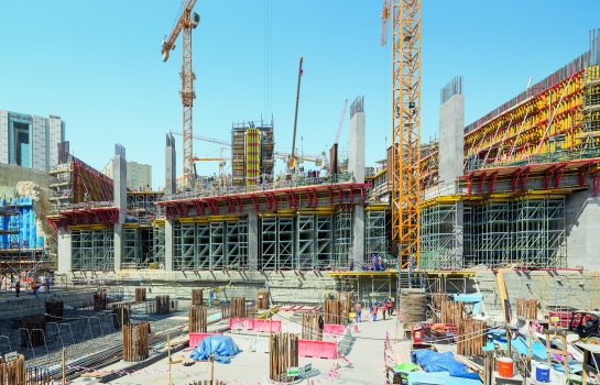 The project-specific formwork and shoring concept developed by PERI engineers, just-in-time provision of corresponding system equipment as well as continuous on-site support has facilitated cost-effective execution of construction within the tight schedule.