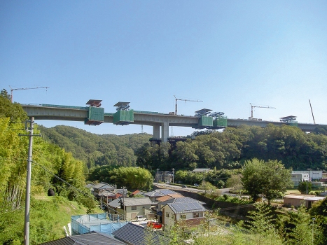 The Gunkai-gawa Bridge is 740 m long.
