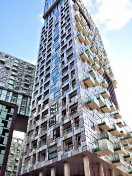 Das Mischnutzungsprojekt Harbour Central umfasst fünf Hauptblöcke mit bis zu 41 Stockwerken und 900 Wohnungen.
: Das Mischnutzungsprojekt Harbour Central umfasst fünf Hauptblöcke mit bis zu 41 Stockwerken und 900 Wohnungen.