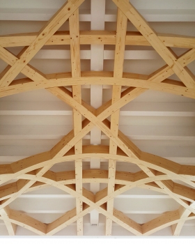 Details der Dachkonstruktion