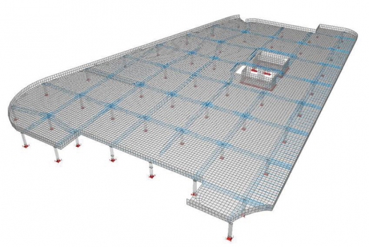 Electronic planning sketch of one flat slab