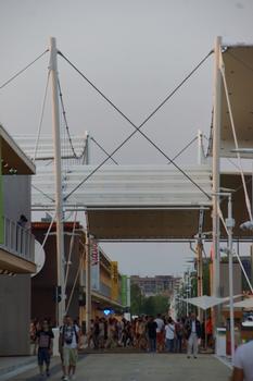 Überdachung von Cardo & Decumano (Expo 2015)
