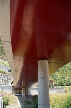 Pont d'accès au tunnel de Dos Valires 