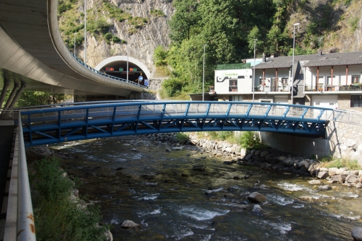 La Valira-Brücke Aixovall 