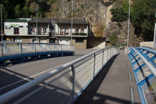 La Valira-Brücke Aixovall 