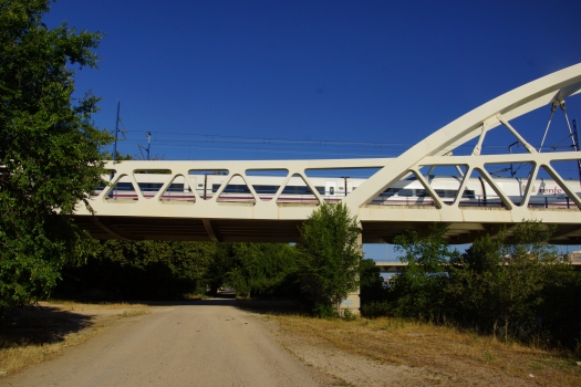 Zaragoza Ebro River Rail Bridge