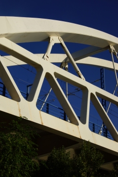Zaragoza Ebro River Rail Bridge