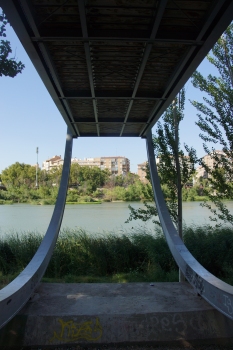 Aussichtsplattform über den Ebro