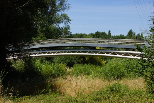 Geh- und Radwegbrücke über den Iregua 