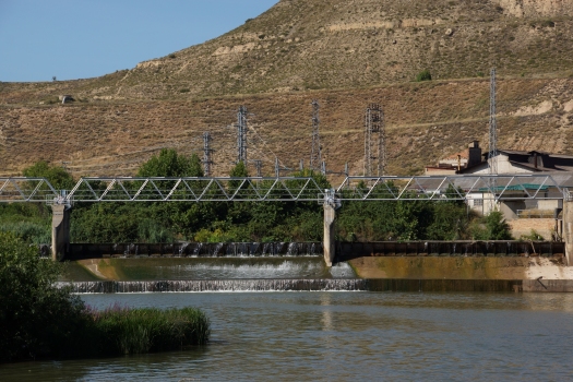 Logroño Ebro River Weir 