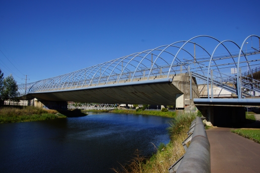 Metrobrücke über den Rio Galindo