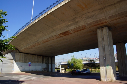 Hochstraßenbrücke Altos Hornos de Vizcaya Hirigidea 