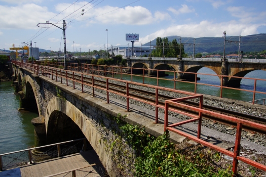 Eisenbahnbrücke Hendaye-Irún