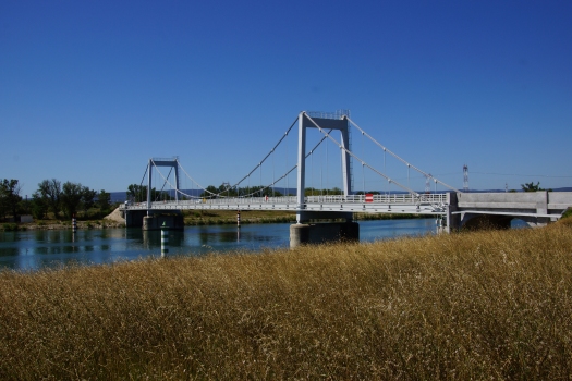 Pont suspendu de Pierrelatte