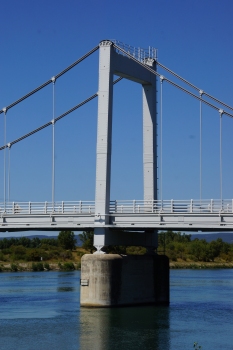 Pierrelatte Suspension Bridge 