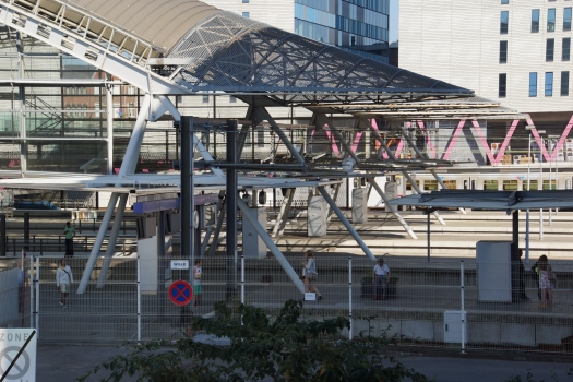 Couverture des voies de la gare de Louvain