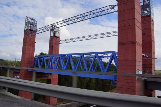 Pont ferroviaire sur le canal de Södertälje