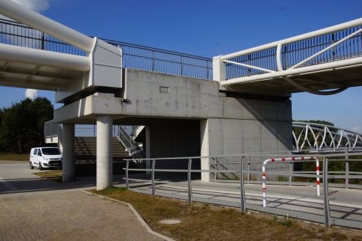 Lippeparkbrücke über den Datteln-Hamm-Kanal