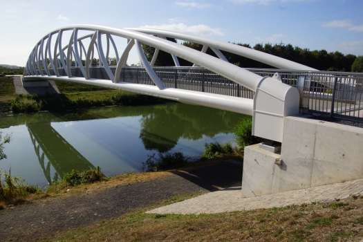 Lippeparkbrücke über die Lippe