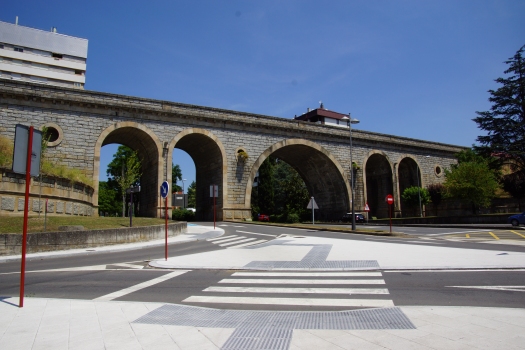 Railroad Bridge across the Avenida Otero Pedrayo