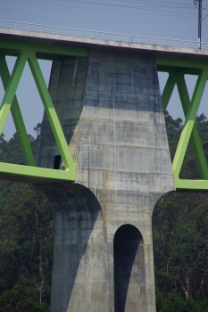 Viaduc sur l'estuaire de l'Ulla 