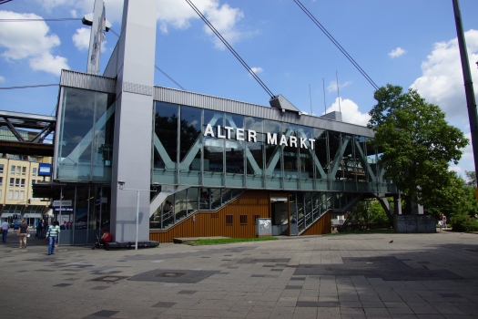 Schwebebahnbrücke Alter Markt