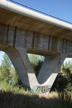 Pont de la rocade sud de Valladolid
