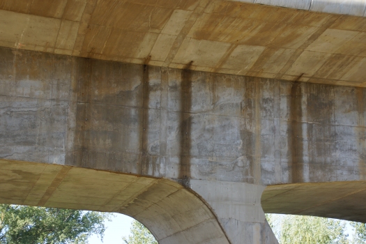Südliche Brücke des Autobahnrings von Valladolid 