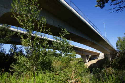 Südliche Brücke des Autobahnrings von Valladolid