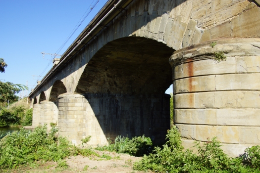 Eisenbahnbrücke über die Aude