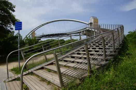 Passerelle de la darse du Port de Nanterre